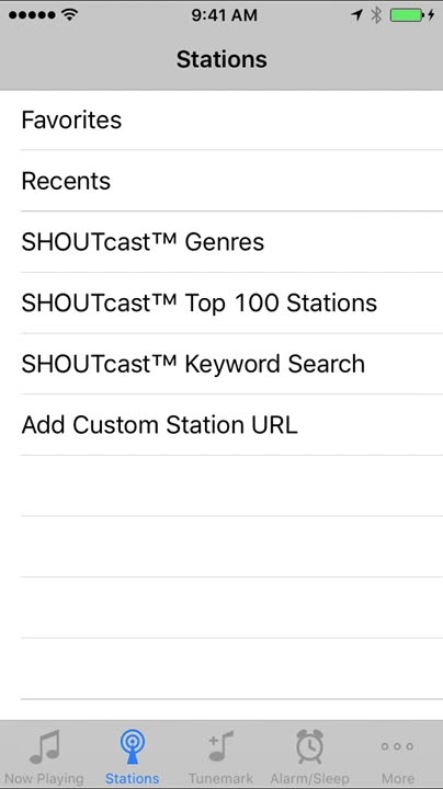 Listen to thousands of radio stations from around the world