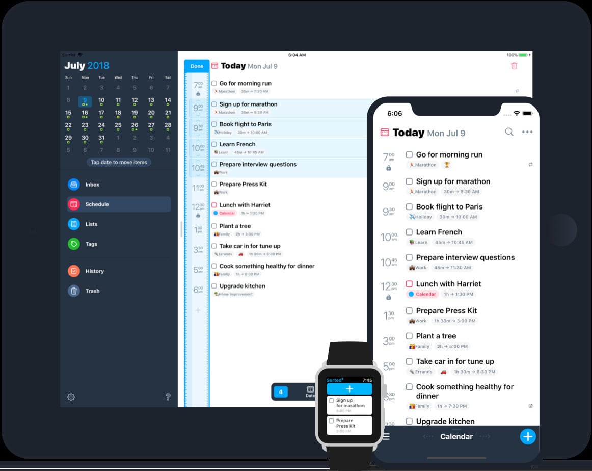 Organize Your Events, Tasks and Notes With Sorted 3