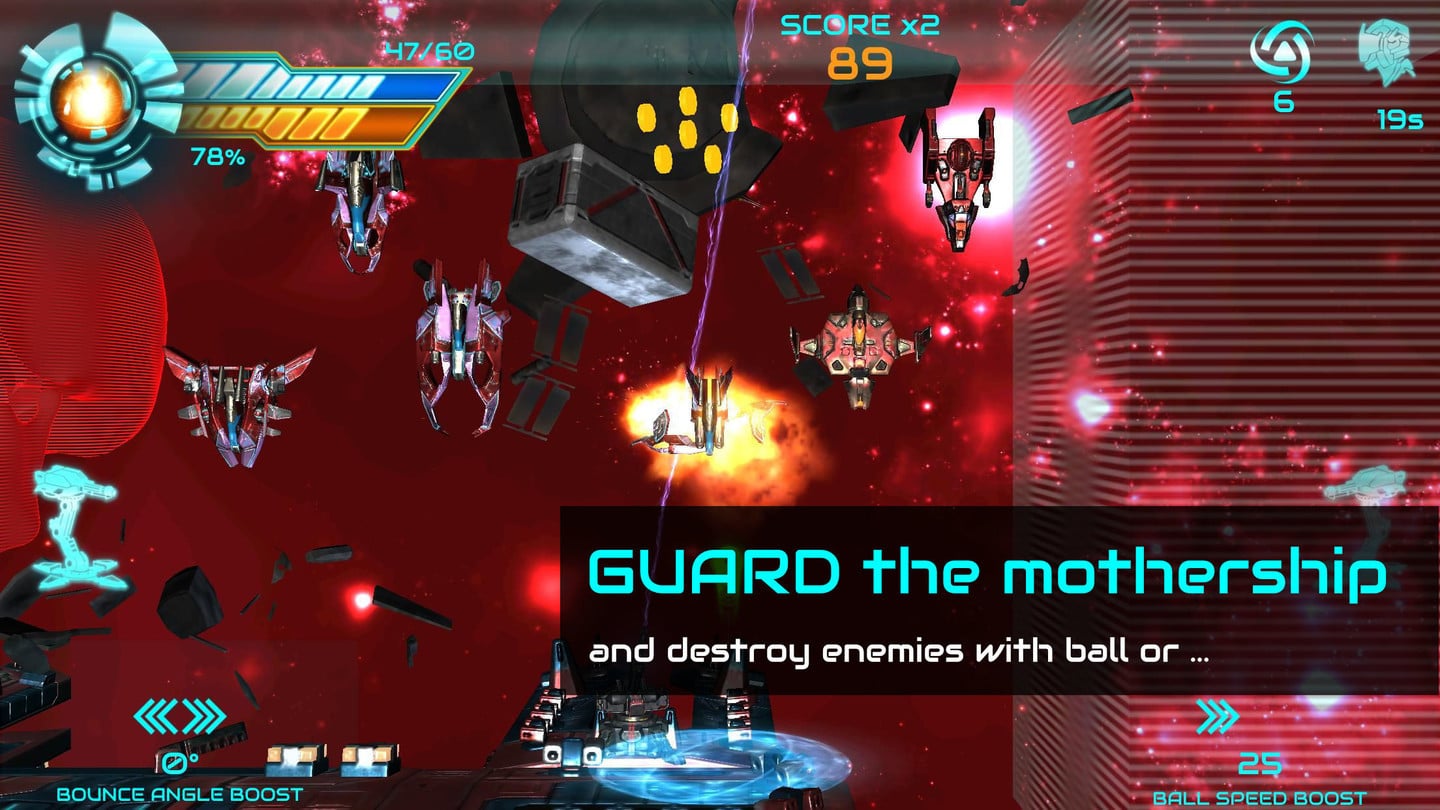 Playing Spaceball Guardian Takes Concentration and Focus