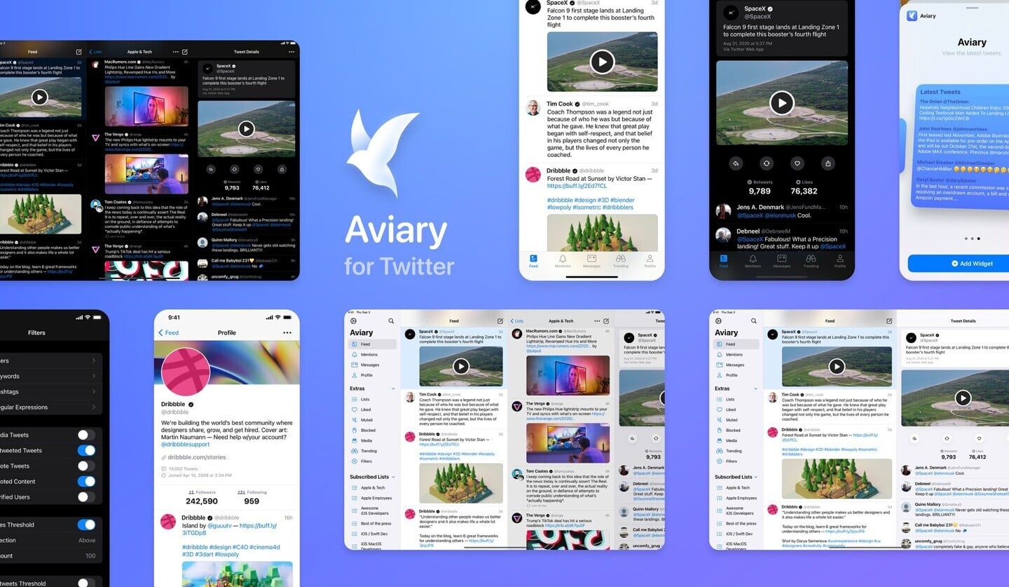 Aviary is a Great New Twitter Client Designed for iOS 14