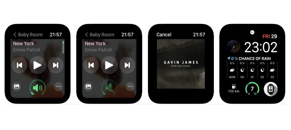 SonoWatch Brings Easy Sonos Speaker Control to Your Apple Watch