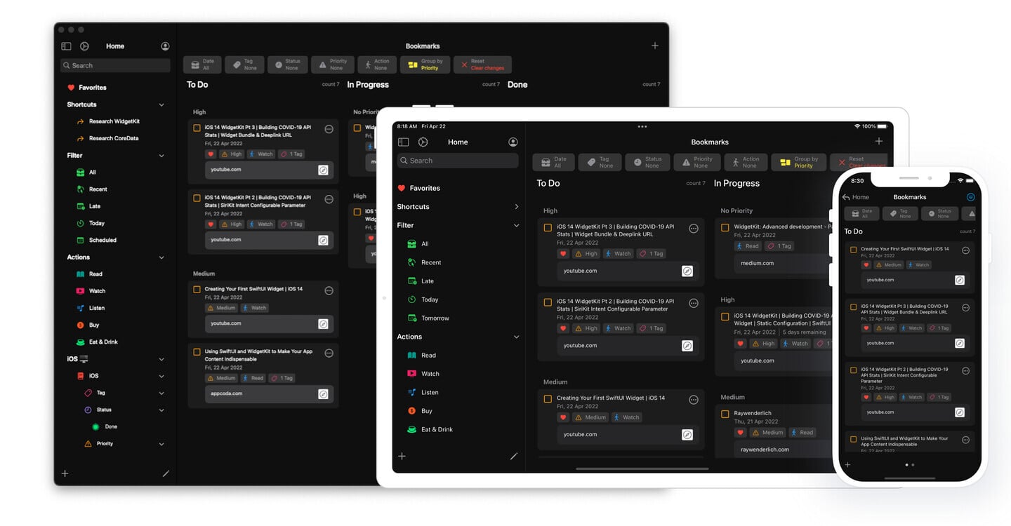 Organize and Manage Your Web Surfing With the Bookmarks App