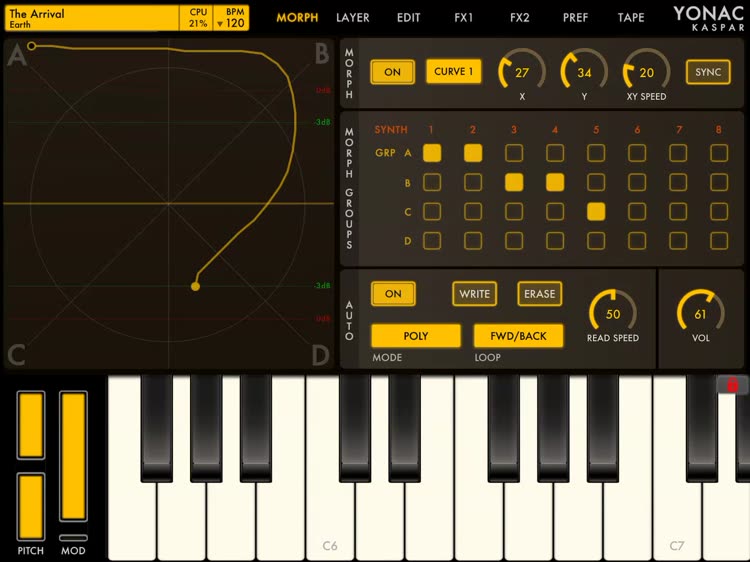 a Synthesizer Wizard with Kaspar by Yonac
