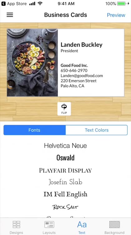 recipe card maker app