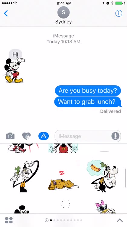 disney iphone button stickers