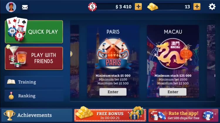 Blackjack online with friends