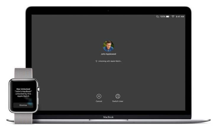 Just place your watch near the Mac you want to unlock.