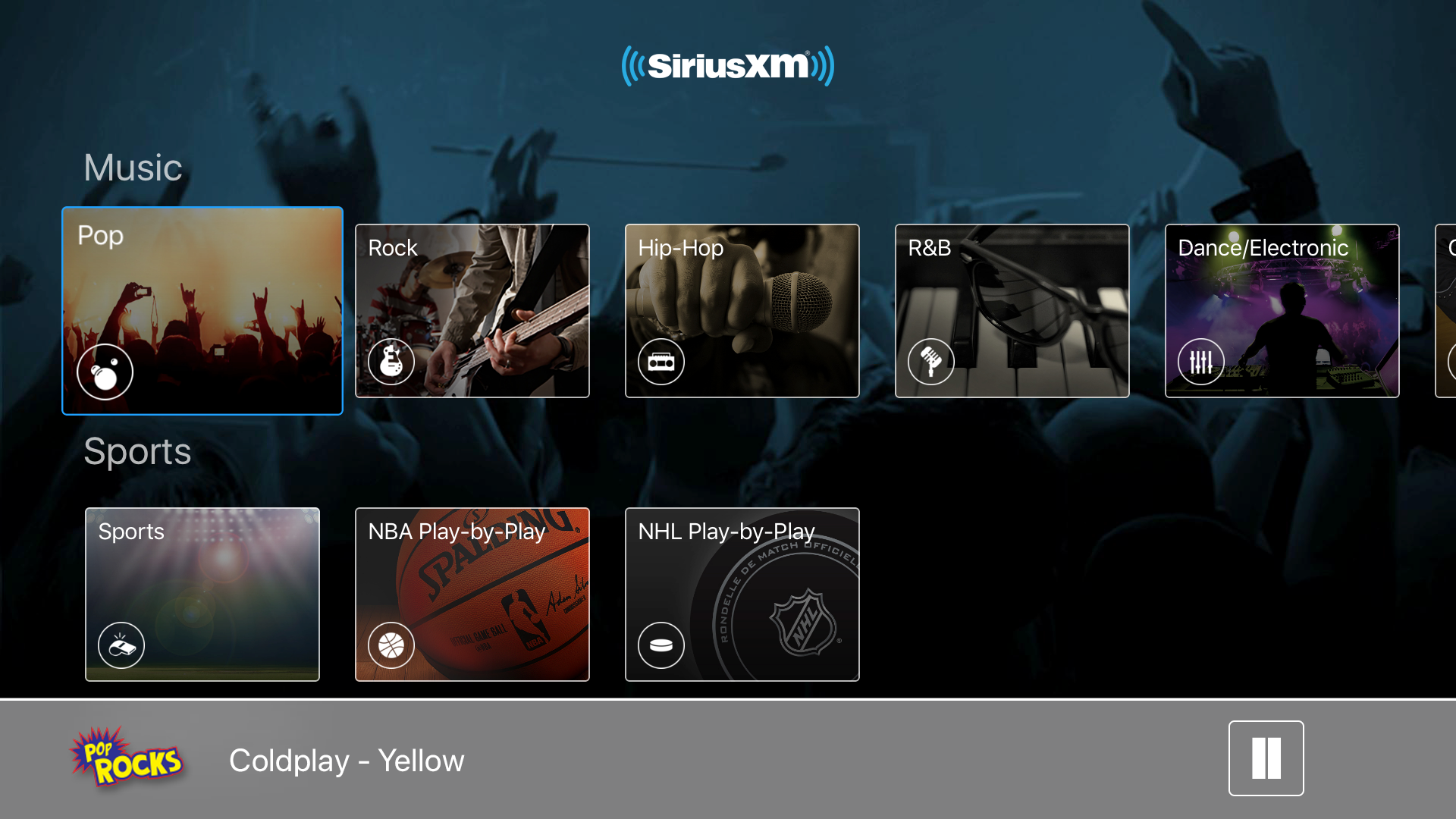 SiriusXM Unveils a New Apple TV App