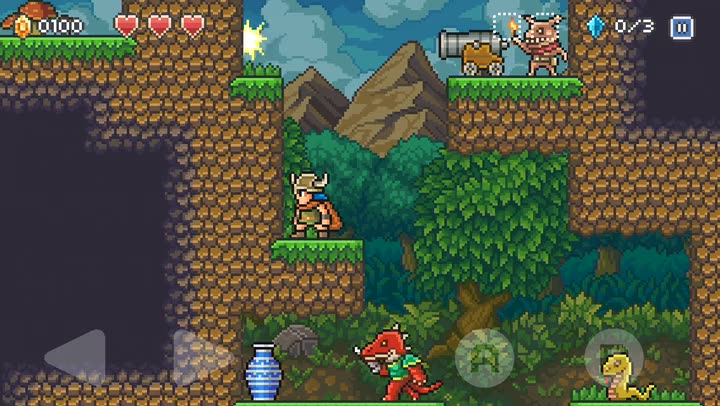 Save the town from an evil wizard in Goblin Sword, an epic action platformer for iOS