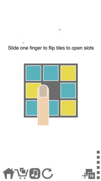 Flip and invert your way to find the stripes in Tile Enigma, a stimulating puzzle game