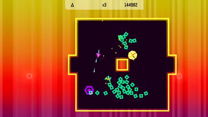 Trigonarium is an explosive new challenge for fans of dual-stick shooter arcade games